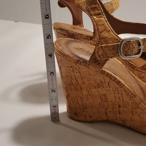 Lucky Brand Slingback Ankle Strap Wedges - Picture 12 of 12